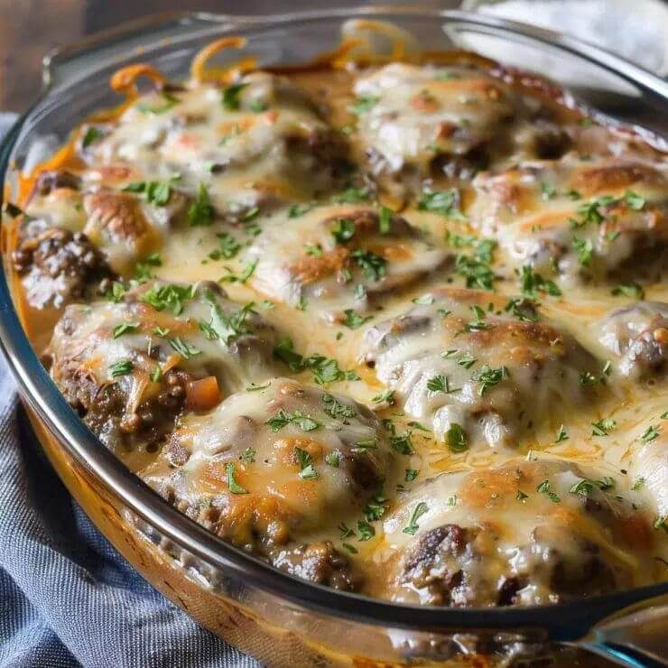 Amish Hamburger Steak Bakeis an easy and quick healthy keto dinner ideas recipes that you can cook if you like . In Tasty Recipes blog we got the best easy dinner.