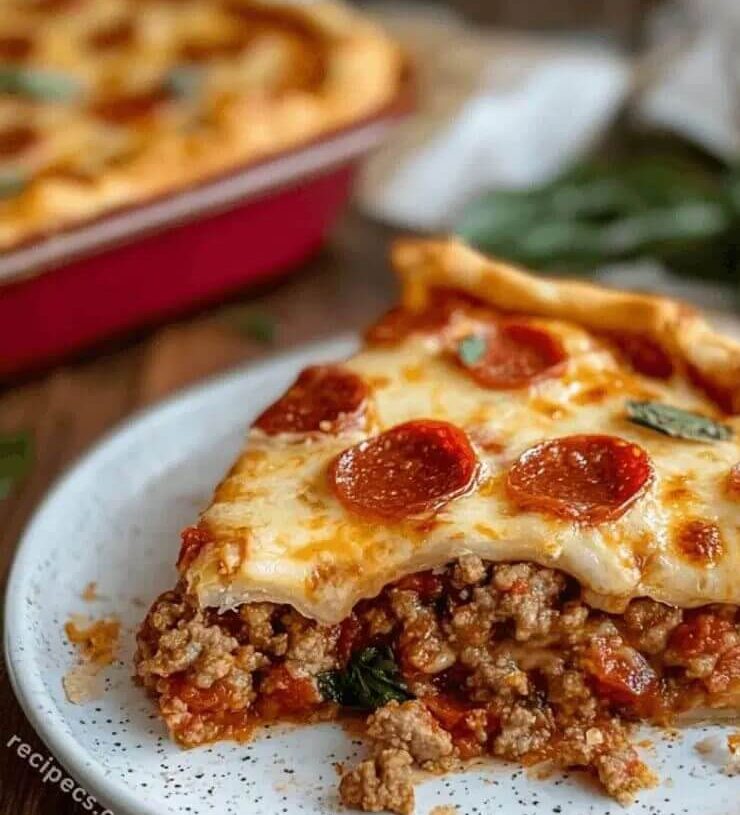 Pizza Casserole Pieis an easy and quick healthy keto dinner ideas recipes that you can cook if you like . In Tasty Recipes blog we got the best easy dinner.