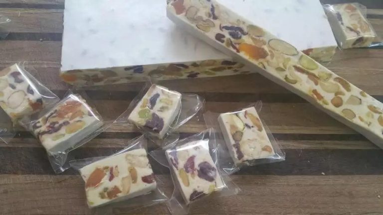 Almond Walnut Cranberry Nougat