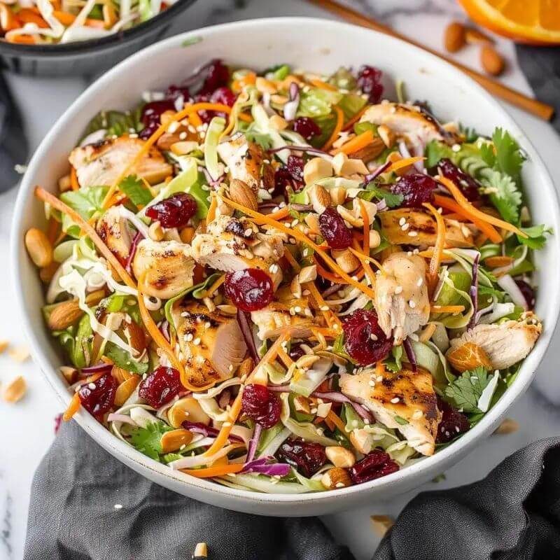 Asian Chicken Cranberry Saladis an easy and quick healthy keto dinner ideas recipes that you can cook if you like . In Tasty Recipes blog we got the best easy dinner.