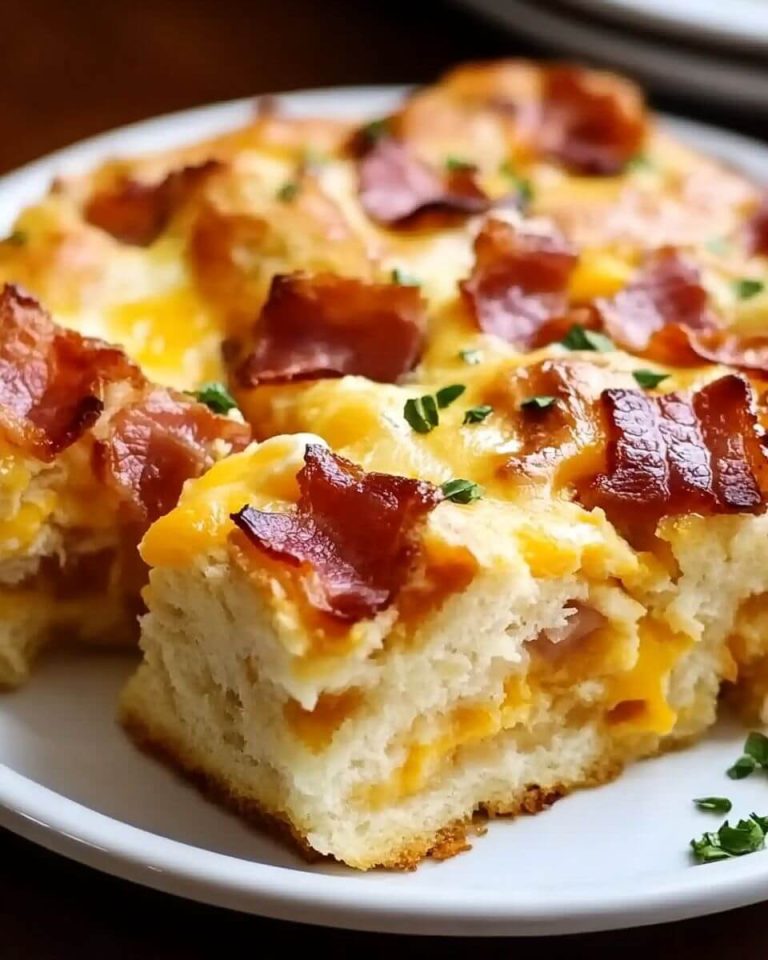 Bacon, Egg & Cheese Biscuit Bake