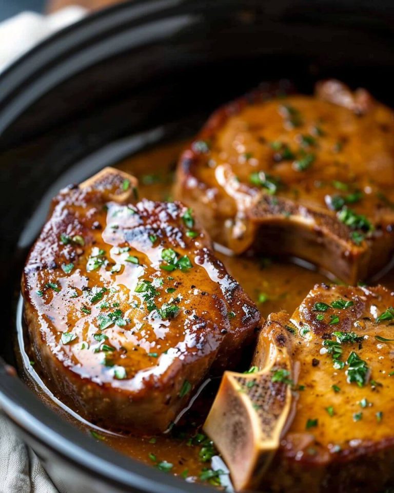 3-Ingredient Slow Cooker Pork Chops