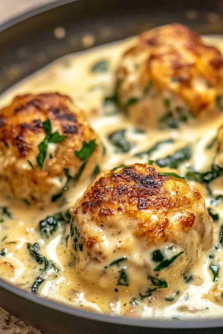 Baked Chicken Ricotta Meatballs