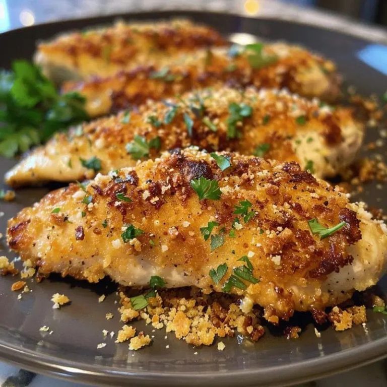 Garlic Parmesan Crusted Chicken