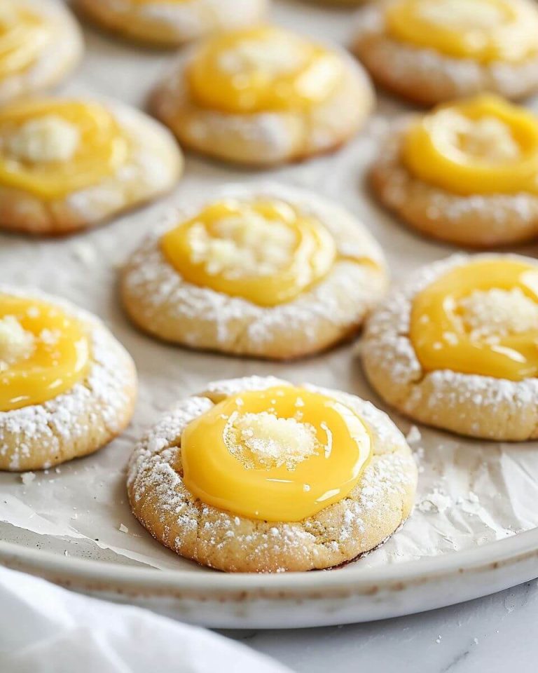 Homemade Lemon Curd Cookies