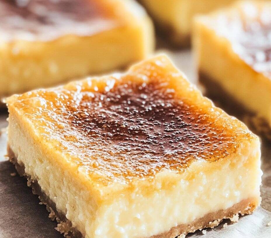 Crème Brûlée Cheesecake Barsis an easy and quick healthy keto dinner ideas recipes that you can cook if you like . In Tasty Recipes blog we got the best easy dinner.
