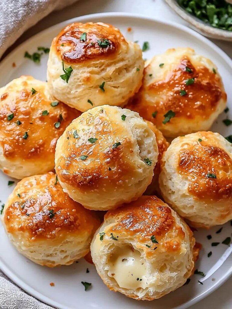 Pillsbury Biscuit Garlic Butter Cheese Bombs