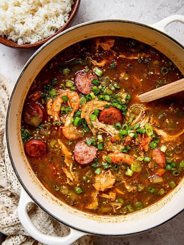 Cajun Chicken and Sausage Gumbo