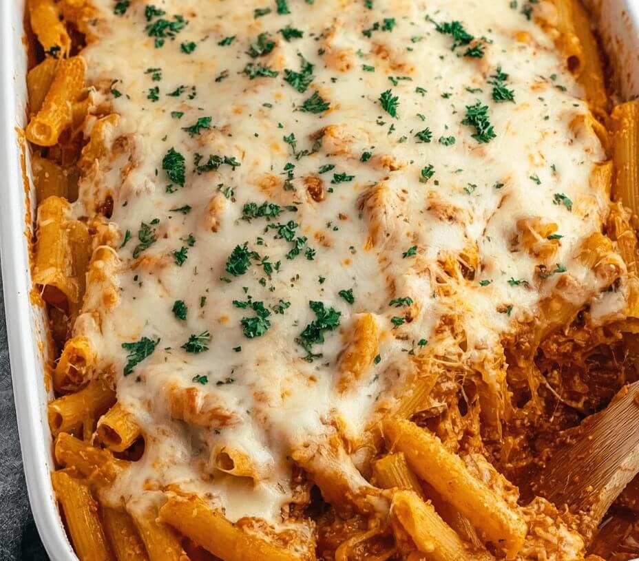 Cheesy Baked Zitiis an easy and quick healthy keto dinner ideas recipes that you can cook if you like . In Tasty Recipes blog we got the best easy dinner.