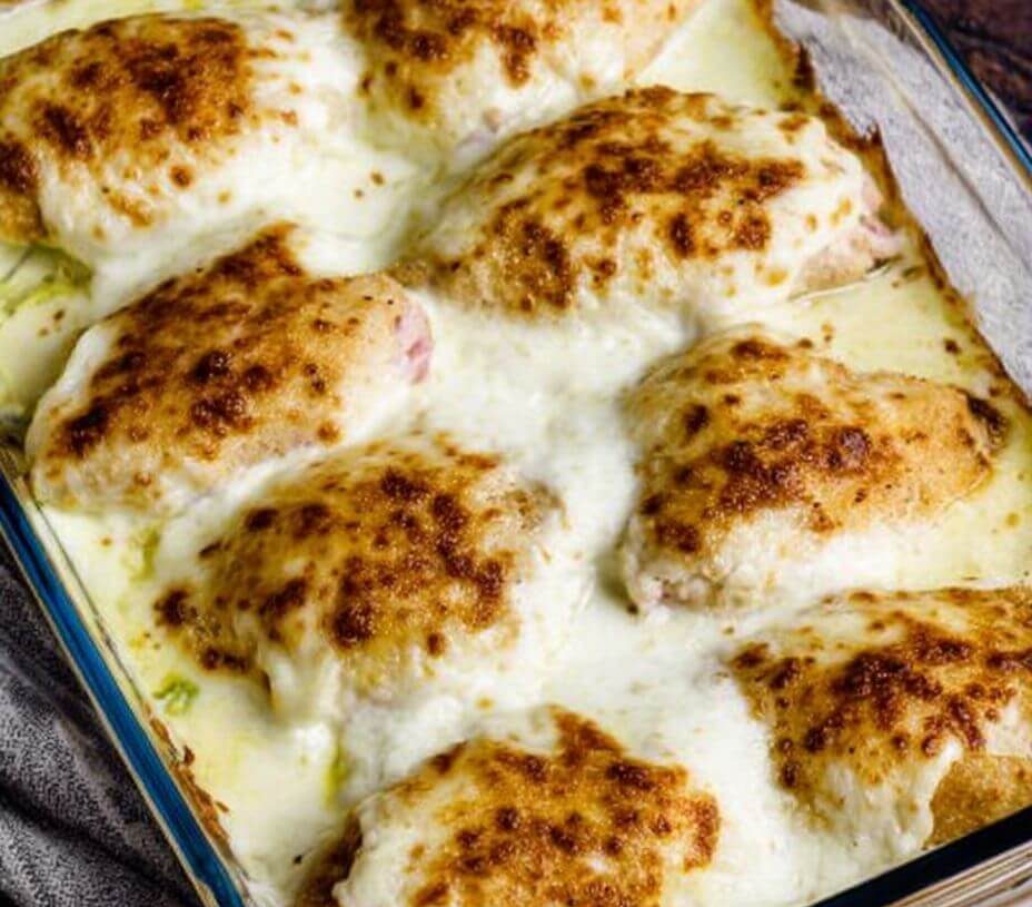 Baked Chicken Cordon Bleuis an easy and quick healthy keto dinner ideas recipes that you can cook if you like . In Tasty Recipes blog we got the best easy dinner.
