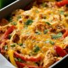 Chicken Fajita Skillet Casserole