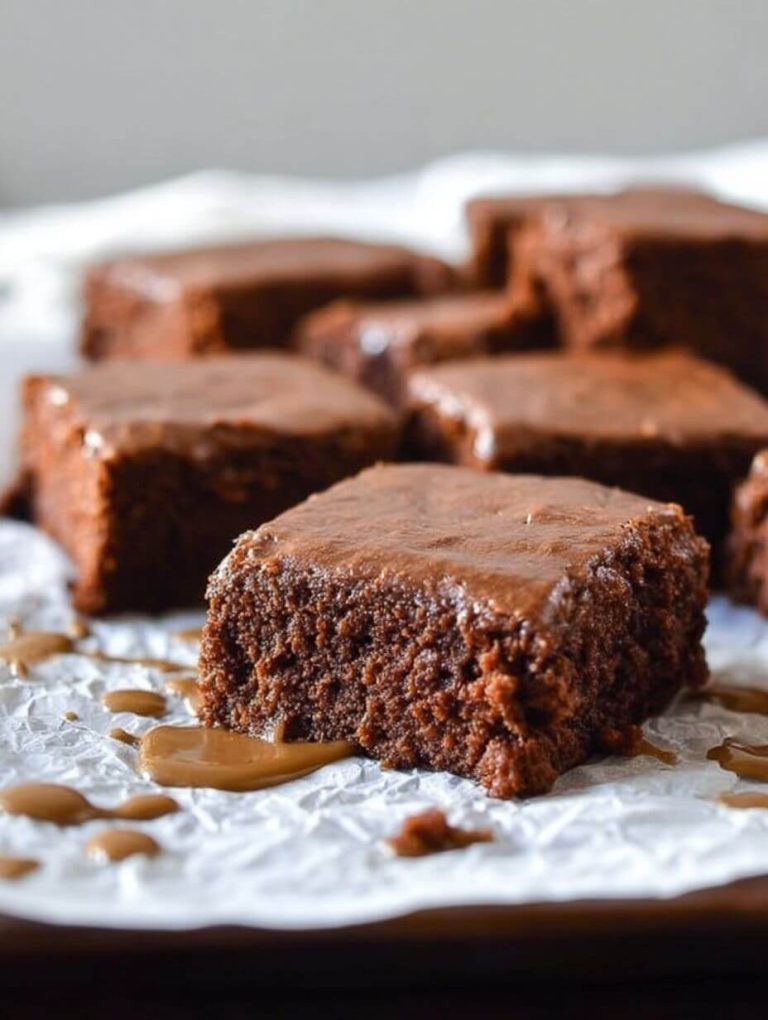 Fudgy Chocolate Syrup Brownies