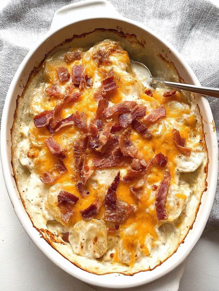 Creamy Loaded Scalloped Potatoes