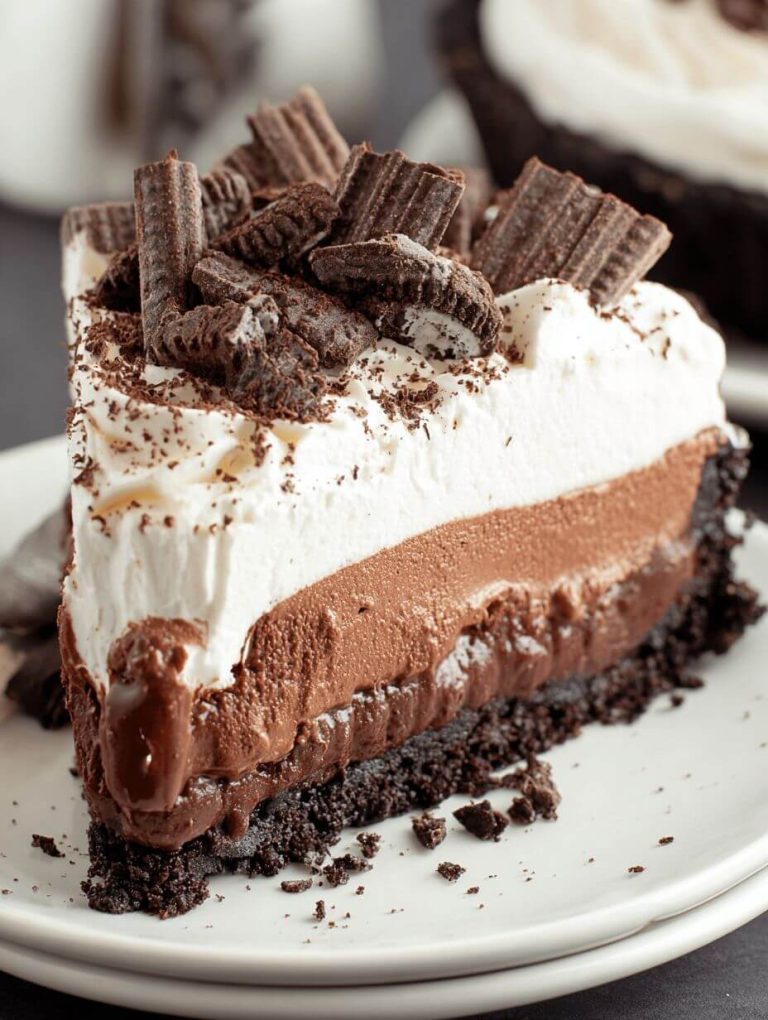 Creamy No-Bake Mud Pie