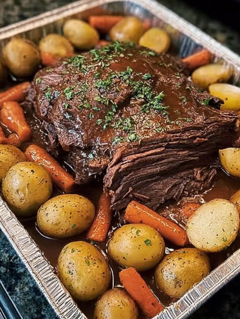 Baked 3 Packet Pot Roast