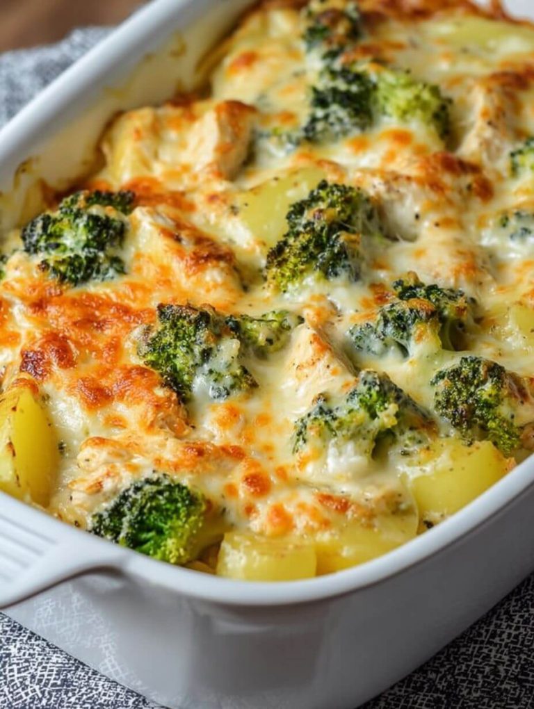 Baked Potato Chicken and Broccoli Casserole
