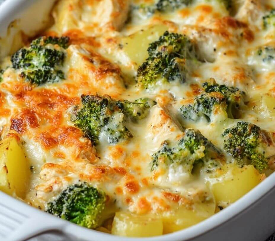 Baked Potato Chicken and Broccoli Casseroleis an easy and quick healthy keto dinner ideas recipes that you can cook if you like . In Tasty Recipes blog we got the best easy dinner.