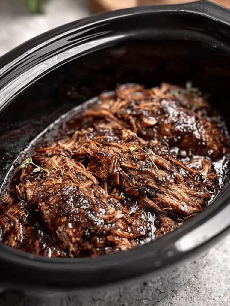 Slow Cooker Brown Sugar Balsamic Pork