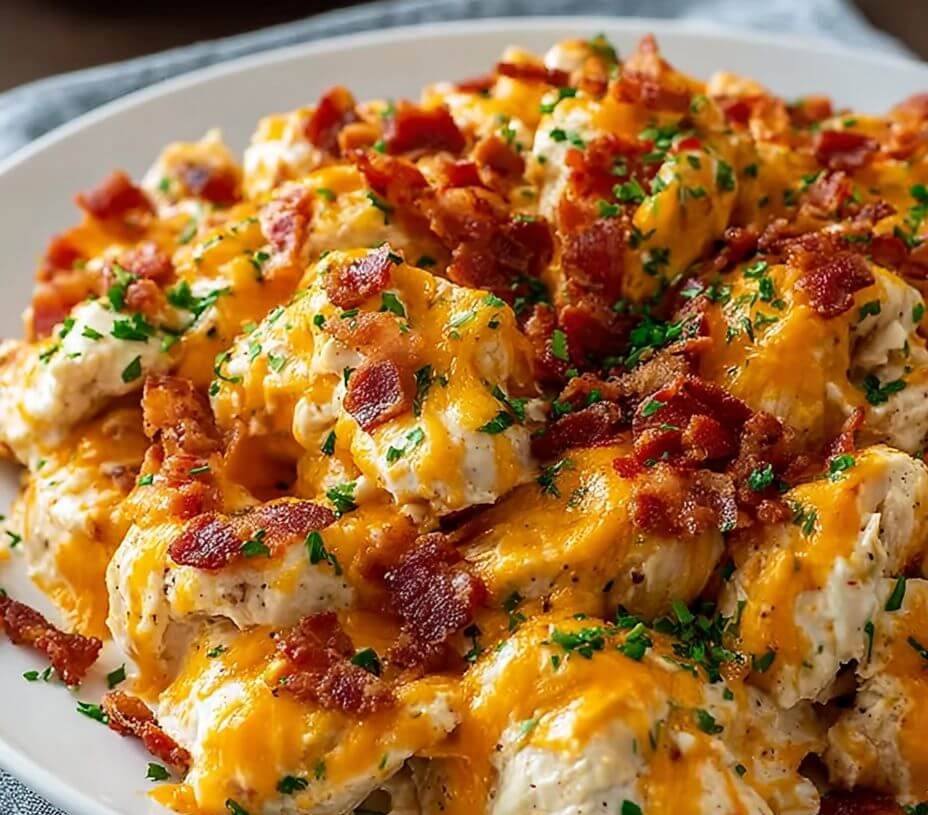 Slow Cooker Cheesy Bacon Ranch Chickenis an easy and quick healthy keto dinner ideas recipes that you can cook if you like . In Tasty Recipes blog we got the best easy dinner.