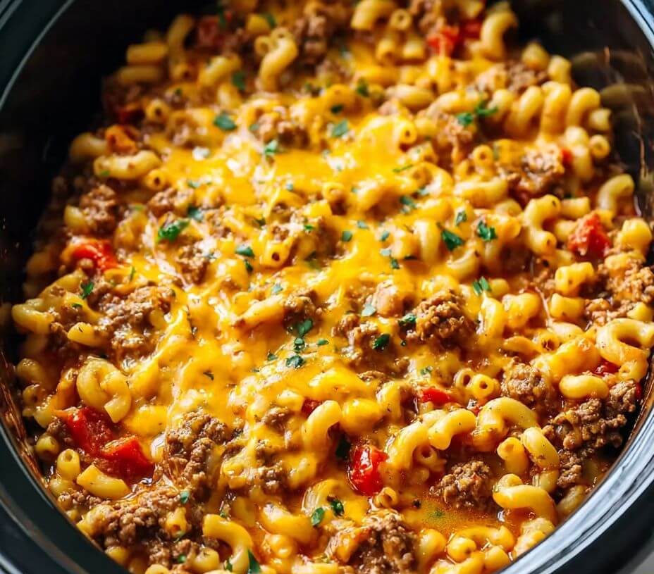 Slow Cooker Cheesy Beef & Macaroniis an easy and quick healthy keto dinner ideas recipes that you can cook if you like . In Tasty Recipes blog we got the best easy dinner.