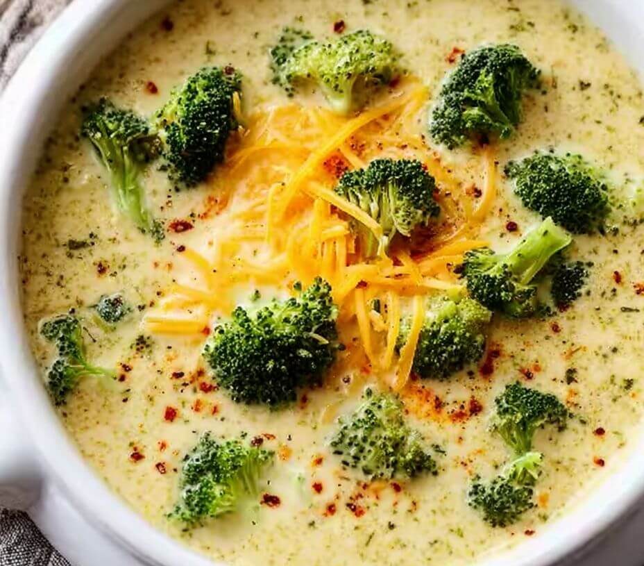 Slow Cooker Cheesy Broccoli Soupis an easy and quick healthy keto dinner ideas recipes that you can cook if you like . In Tasty Recipes blog we got the best easy dinner.