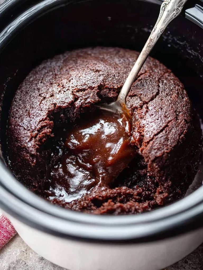 Slow Cooker Chocolate Lava Cake