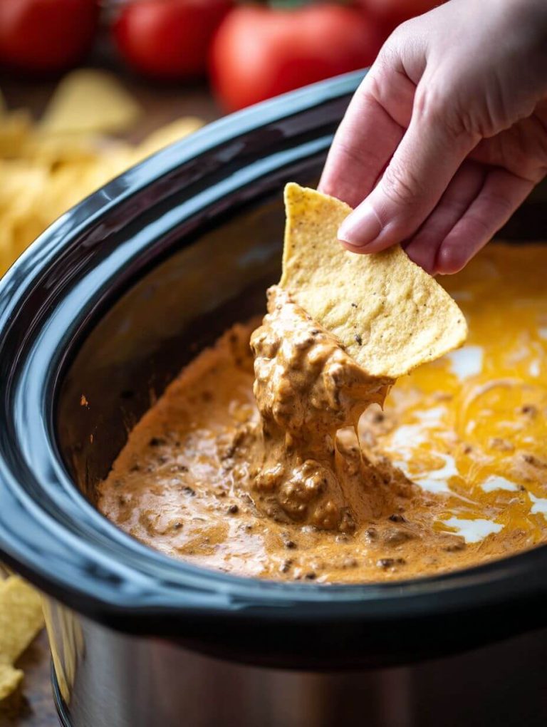 Slow Cooker Creamy Taco Dip