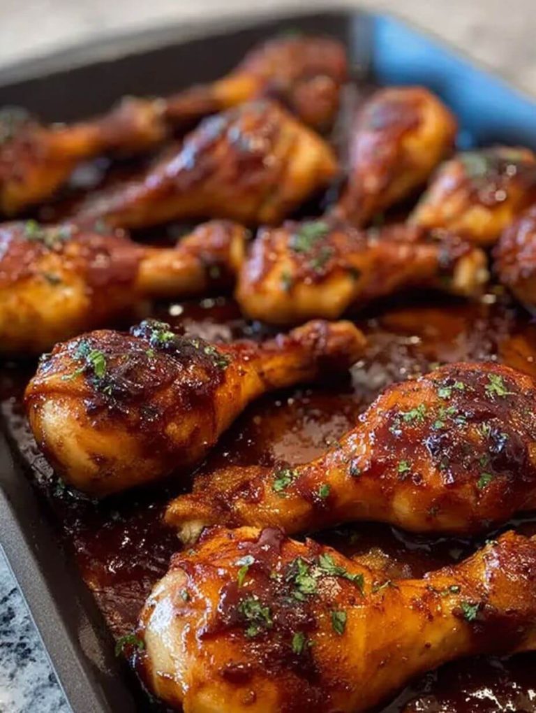 Slow Cooker Sweet Baby Ray’s Chicken Drumsticks