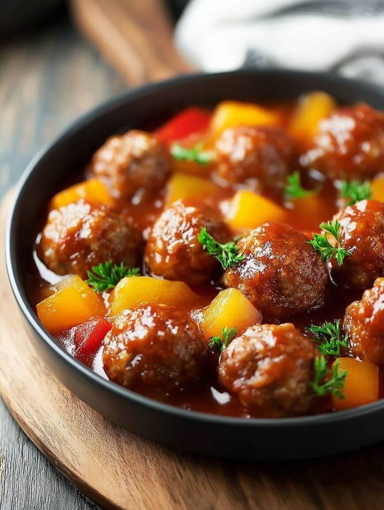 Sweet & Sour Meatballs