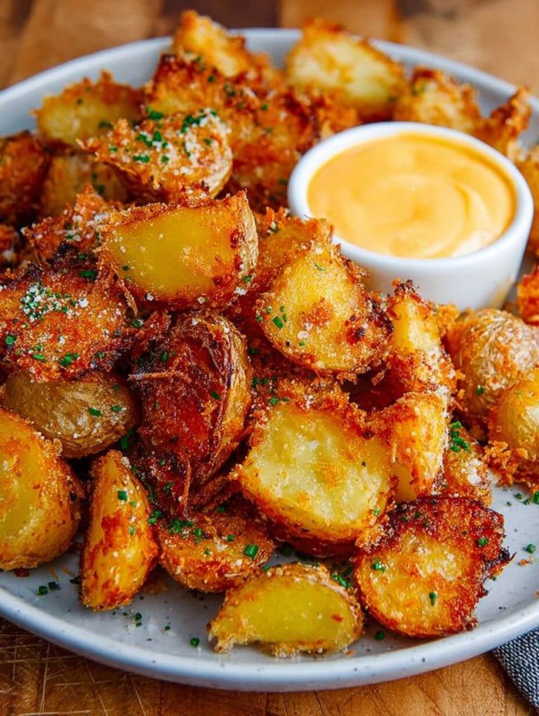 Crispy Roasted Parmesan Potatoes