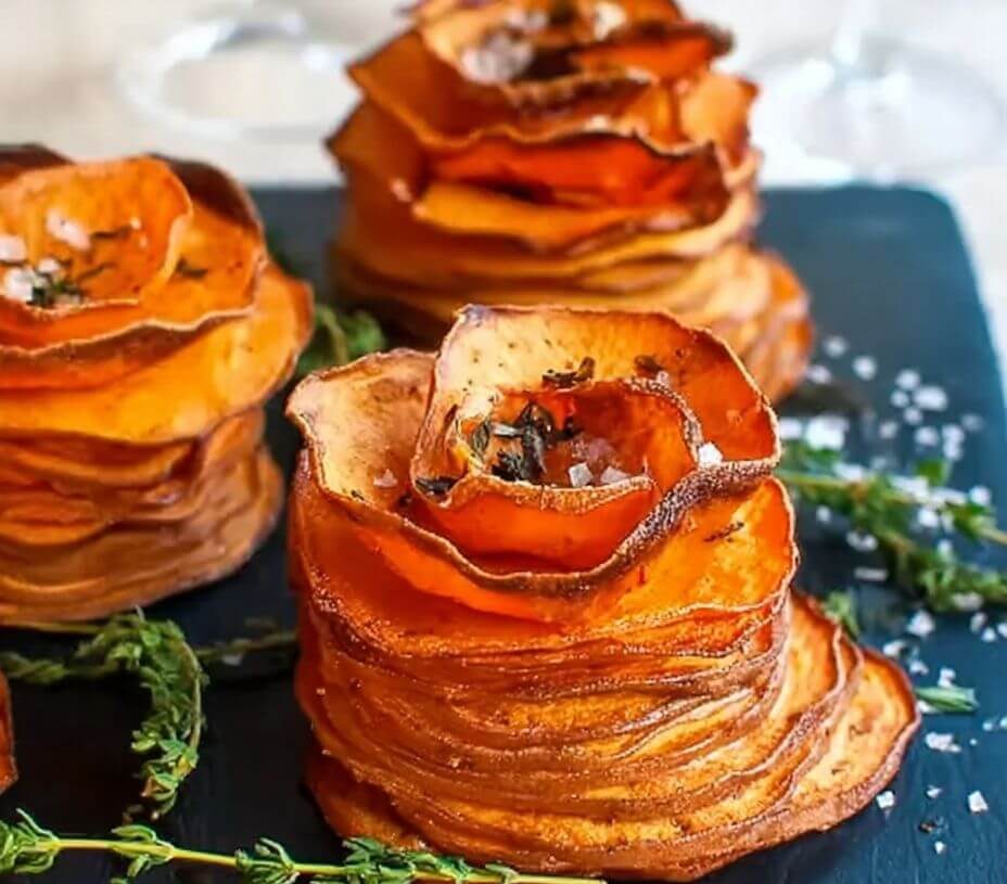 Honey-Butter Sweet Potato Stacksis an easy and quick healthy keto dinner ideas recipes that you can cook if you like . In Tasty Recipes blog we got the best easy dinner.
