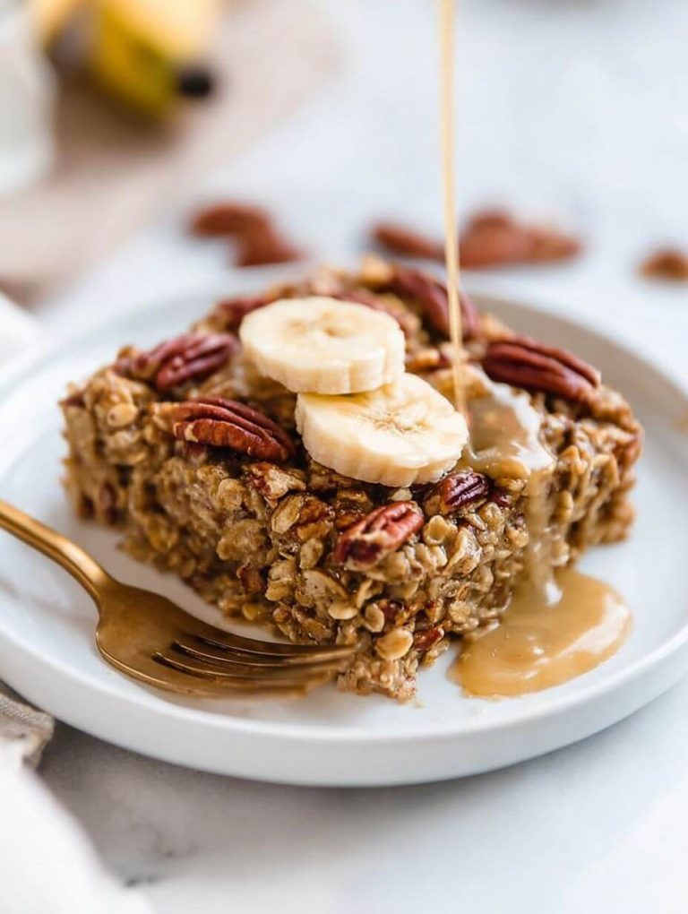 Maple Pecan Baked Oatmeal