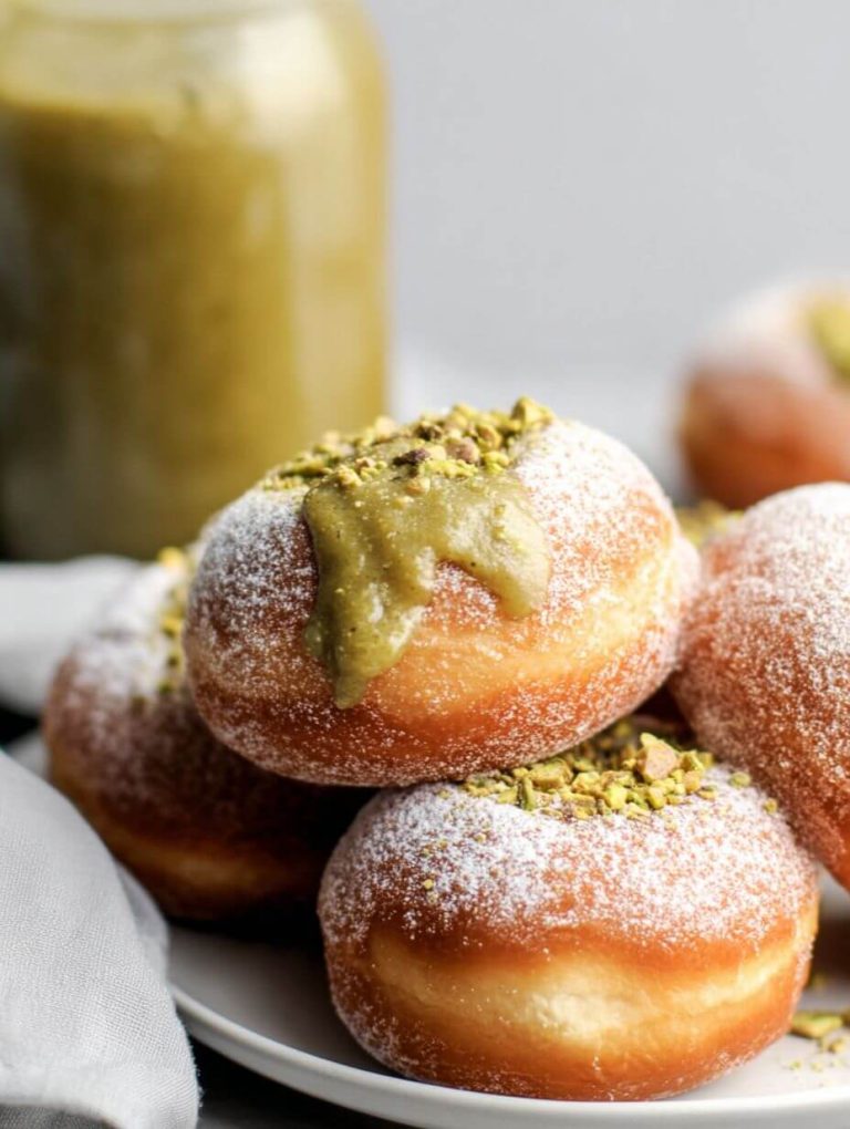 Pistachio Cream Donuts