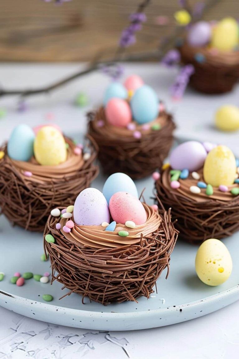 Easter Nest Cupcakes