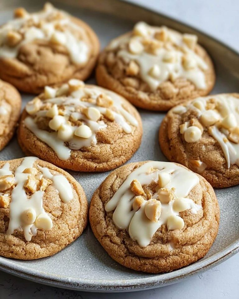 White Chocolate Reese’s Cheesecake Cookies