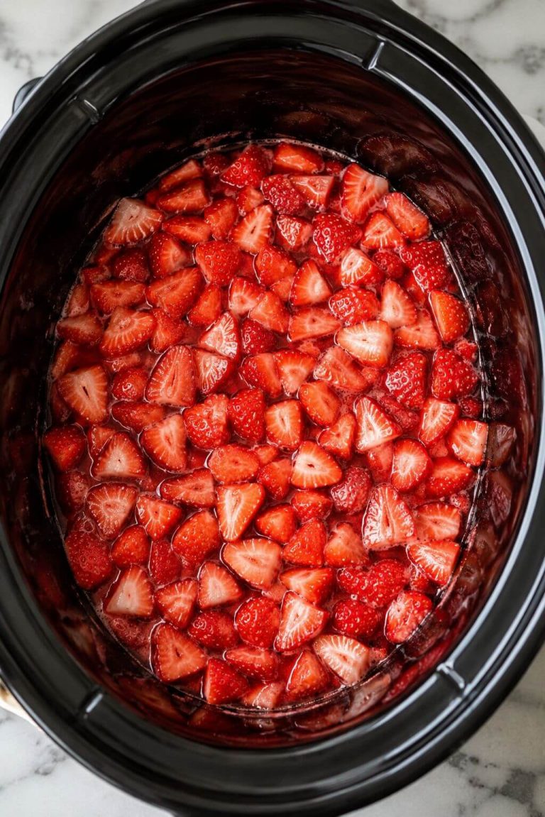 Slow Cooker Strawberry Dessert